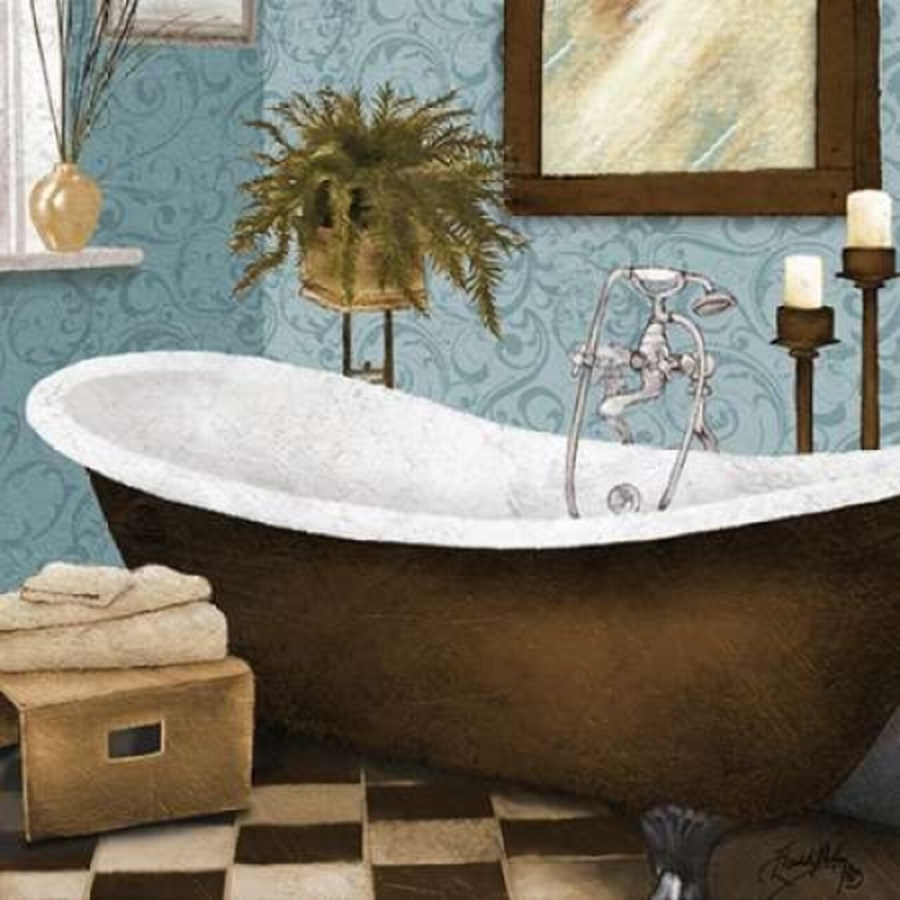 Afternoon Bath II Poster Print by Elizabeth Medley - Item # VARPDX8295A
